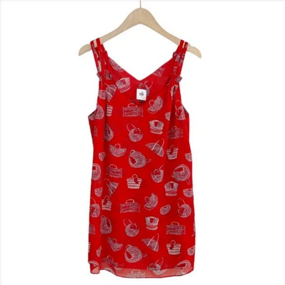 CAbi #5624 Sleeveless Nantucket Cami Blouse Size Small